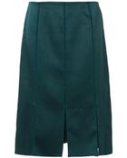 Derek Lam Split-Detail Midi Skirt - Lyst