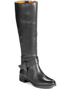 Nine West Vecelia Wide Calf Riding Boots - Lyst