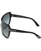 Tom Ford Ekaterina Shield Sunglasses With Screws - Lyst