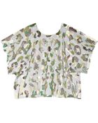 Julien David Foil-Print Tulle Top - Lyst
