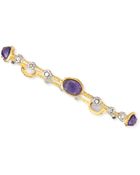 Alexis Bittar Elements Multistone Lace Bangle Purple - Lyst