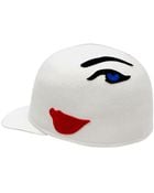 Francesco Ballestrazzi Face Silhouette Lapin Felt Cap - Lyst