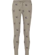 Zoe Karssen Printed Cotton Blend Track Pants - Lyst