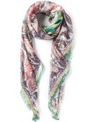 Etro Patterned Scarf - Lyst