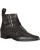 Tabitha Simmons Early Quilted Ankle Boot - Lyst