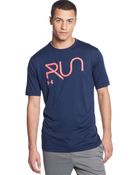 Under Armour Run Tshirt - Lyst