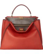 Fendi Large Peekaboo Bag - Lyst