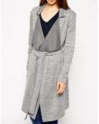 Asos Jersey Maxi Trench - Lyst