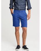 Banana Republic Aiden Slim Fit Short Blue - Lyst