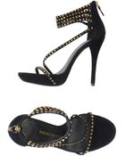 Balmain Platform Sandals - Lyst