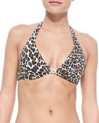 Cusp Reva Logo Halter Bikini Top - Lyst