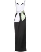 Prabal Gurung Pleated Satin Gown - Lyst