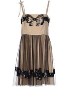 RED Valentino Short Dress - Lyst