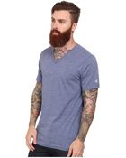 Volcom Heather V-Neck Tee - Lyst