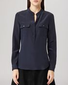 Reiss Shirt - Alexa Pocket Silk - Lyst