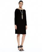 Eileen Fisher Long-Sleeve A-Line Jersey Dress - Lyst