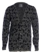 Laneus Jacquard Cardigan - Lyst