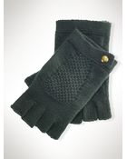 Lauren by Ralph Lauren Cashmere Fingerless Gloves - Lyst