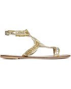 Asos Florida Keys Flat Sandals - Lyst