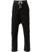 DRKSHDW by Rick Owens Dropped Crotch Trousers - Lyst
