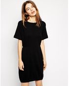 Shae Tucked Jumper Dress - Lyst