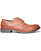 Steve Madden Neville Leather Brogue Oxfords - Lyst