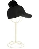 BCBGMAXAZRIA Faux Leather Baseball Cap - Lyst