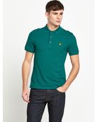 Lyle & Scott Mens Short Sleeve Pique Polo Shirt - Lyst