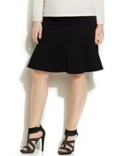 Calvin Klein Plus Size Textured Peplum Skirt - Lyst