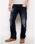 Diesel Jeans New Fanker 608A Bootcut Fit Dirty Dark Wash - Lyst