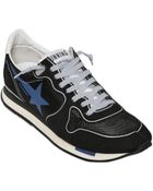 Golden Goose Deluxe Brand Nylon And Suede Running Sneakers - Lyst