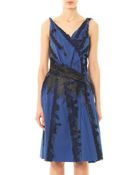 Bottega Veneta Lace Embroidered Sleeveless Dress - Lyst