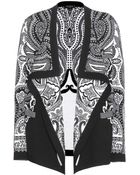 Etro Draped Wool Cardigan - Lyst