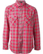 Diesel Checked Shirt - Lyst