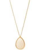 Forever 21 Teardrop Pendant Necklace - Lyst