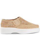 Robert Clergerie Knit Design Trainers - Lyst