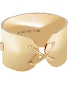 Rachel Zoe 14kt Gold Stitches Wide X Cuff Bracelet - Lyst