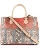 Etro Floral Print Tote - Lyst
