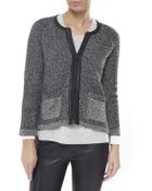 Rag & Bone Leather Trim Jackie Jacket - Lyst