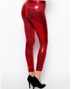 Wildfox Raquel Sequin Skinny Jeans - Lyst