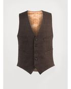 Billy Reid Shepherd Vest - Lyst