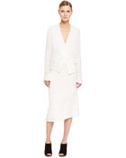 Donna Karan New York Collarless Envelope Jacket - Lyst