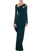 Donna Karan New York Draped Jersey Evening Gown - Lyst