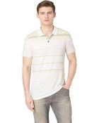 Calvin Klein Jeans Slub Knit Stripe Polo Shirt - Lyst