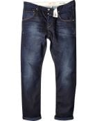 River Island Blue Tapered Turned Cuff Jeans - Lyst