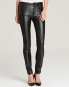 Black Orchid Jeans - Jude Super Skinny In Black Vegan Leather - Lyst