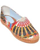 Dolce & Gabbana 20Mm Printed Silk Brocade Espadrilles - Lyst