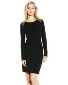 Vince Camuto Embellished Shoulder Dress - Lyst