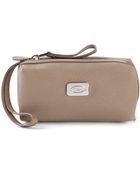 Tod's Classic Logo Plaque Make-up Bag - Lyst