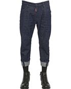 DSquared2 20Cm Nubs Wash Workwear Denim Jeans - Lyst